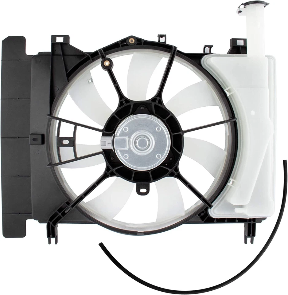 1X ventilador de refrigeração condensador radiador para 2007 2008 2009 2010 2011-2014 Toyota Yaris - Imagem 3 de 4