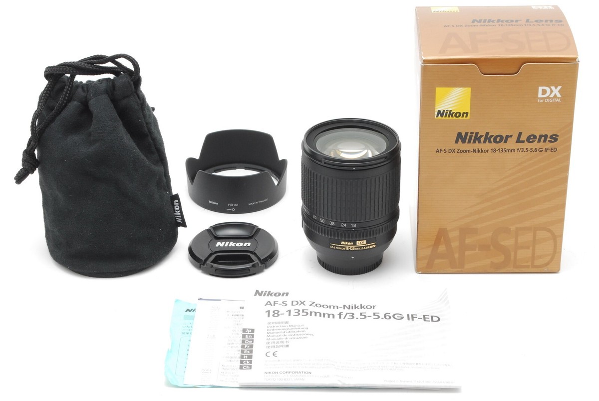TOP MINT in BOX] Nikon Nikkor AF-S DX NIKKOR 18-135mm F3.5