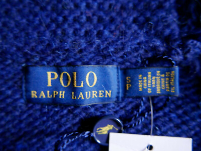 Polo Ralph Lauren Sweater Respect Wildlife Cardigan Country