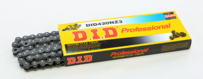 DID 420 NZ3 Super Non O-Ring Chain, 130 Links - Natural | 420NZ3X130RB
