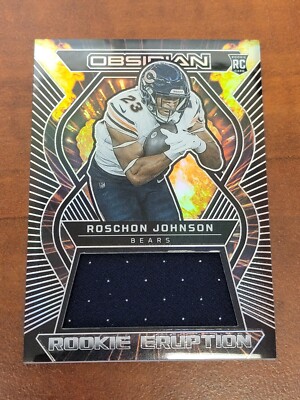 Roschon Johnson 2023 Obsidian Rookie Eruption /199 RC Bears