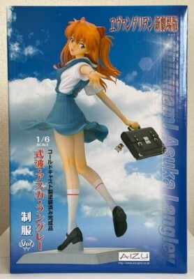 AIZU　エヴァンゲリオン 1/6 アスカ・ラングレー　制服Ver　フィギュア AIZU Evangelion Asuka Langley 1/6 Cold Cast Figure Uniform Ver