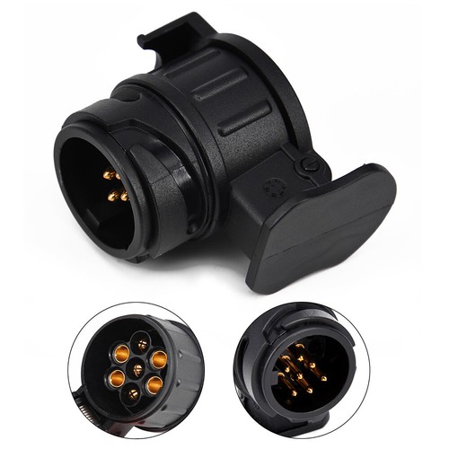 13 to 7 Pin Trailer Truck Electric Towing Converter Tow Bar Plug Adaptor Socket - Picture 8 of 11