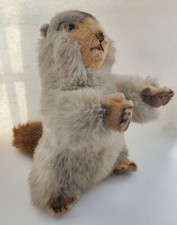 Vtg. Steiff Molly Piff Groundhog Marmot 0346/30 Stuffed Plush Toy Animal