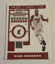 Bam Adebayo 2019-20 Panini Contenders Basketball #8 Miami Heat