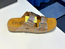 Fly London Fantasy Womens Slippers Leather Size 8 UK Brand New with Box