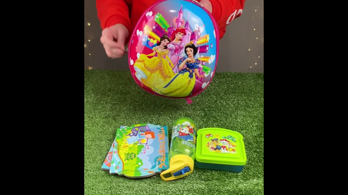 Mädchen Cartoon Rucksack für Kleinkind Vorschule PreK Harshell Ei maßgeschneiderter Rucksack - Video 1 von 1