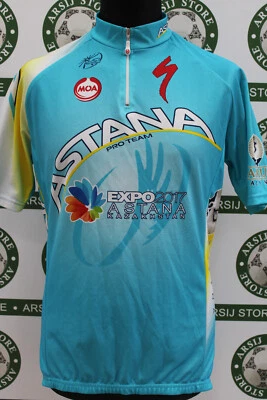 Maglia ciclismo bike MOA ASTANA TG 5 Y664 shirt maillot trikot jersey - Photo 1/3