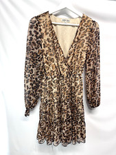 Charmed Hearts A Line Fit & Flare Animal Print Flirty Dress Juniors XL
