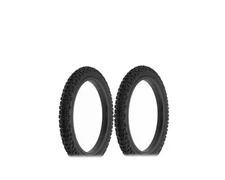 ALTALINE Bicycle TIRES 16" x 2.00" Black Rough Knobby Terrain (2) TIRES Bike