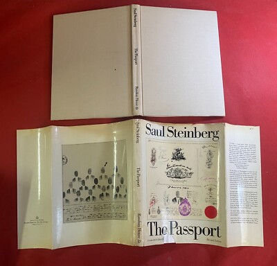 Saul STEINBERG - THE PASSPORT Random House (1979) illustrierte Kunst
