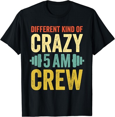 Workout Squad 5AM Crew Funny Gym Quote Gift Unisex T-Shirt
