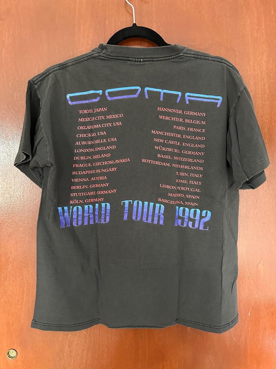 Guns n' Roses COMA World Tour VINTAGE T-shirt 1992; Size L