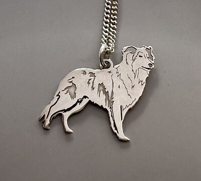 Silver necklace custom made for you with an engraving of your pet