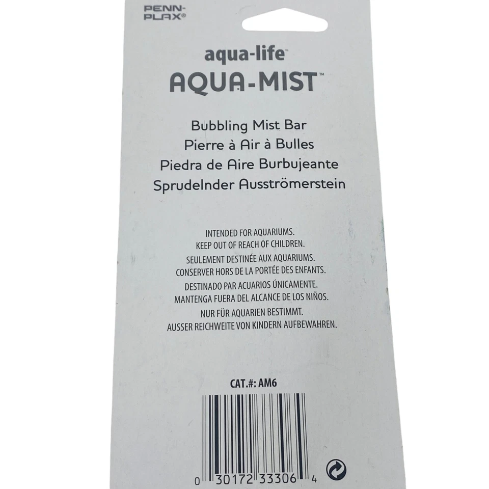 Penn Plax Aqua Mist 6" barra de niebla burbujeante piedra de aire Foto 3 de 3