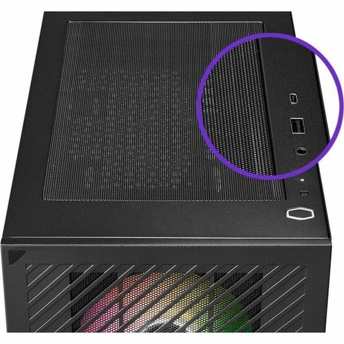 Cooler Master E301-KGNN-S00 Elite Computer Case - Mini-tower - Black - Steel - Picture 7 of 8