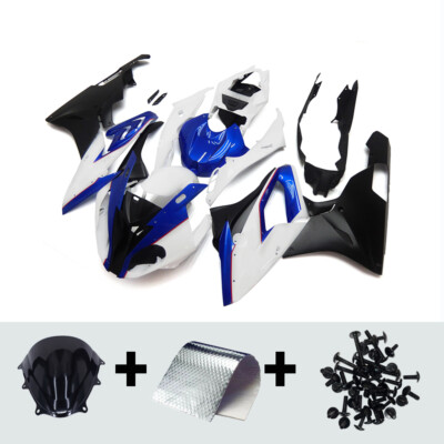 Injection Blue White Fairing Kit for 2015 2016 BMW S1000RR ABS Plastic Bodywork 