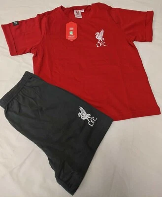 LIVERPOOL SHORT PYJAMAS LFC PYJAMA SHORT SET LIVERPOOL SHORTY PYJAMAS LFC PJS