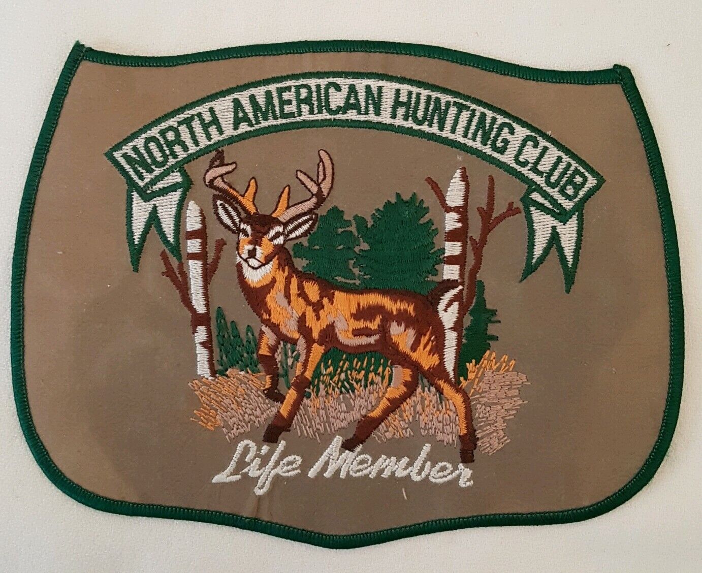 North American Hunting Free shipping Club Life Member Popular popular Large Patch Forest Deer