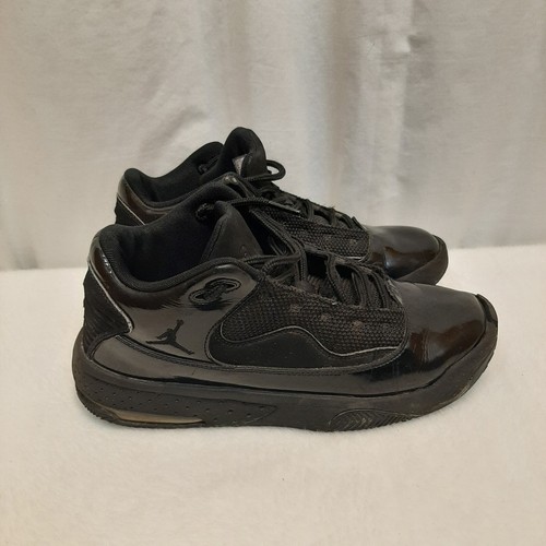 Nike Air Jordan Max Aura 2 Triple Black CN8094-005 Size 7Y PLEASE READ - Picture 3 of 23