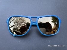 Authentic Old Stock 80's Vintage ROYAL NYLON Blue Sunglasses - Made in Taiwan