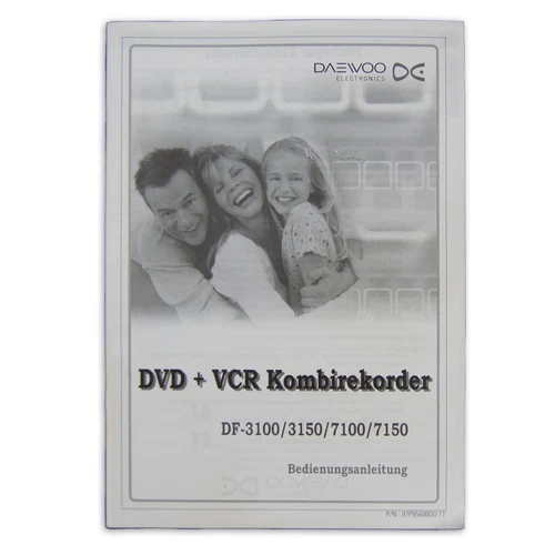 Daewoo DF-3100/3150/7100/7150 Bedienungsanleitung Manual BDA Rekorder Deutsch