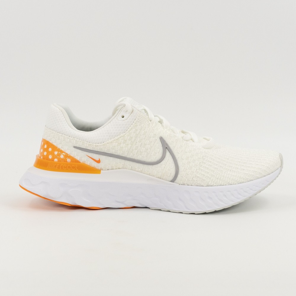 Nike React Infinity Flyknit 3 White Kumquat Running Shoes DH5392-100