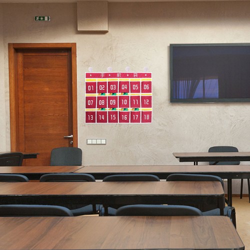 3 Sets Wall Storage Bag Cell Phone Classroom Pouch Calculator Holder Student - 第 5/12 張圖片
