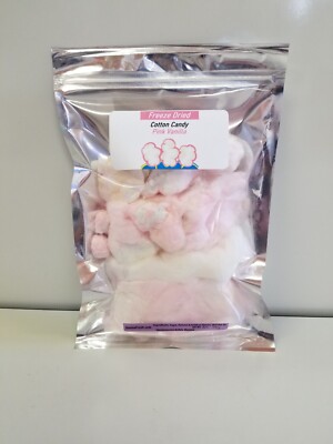 Freeze Dried Cotton Candy - Choose FLAVOR Camping Hiking Survival Food Storage