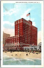 Atlantic City New Jersey NJ, Ritz Carlton Hotel Building, Vintage Postcard