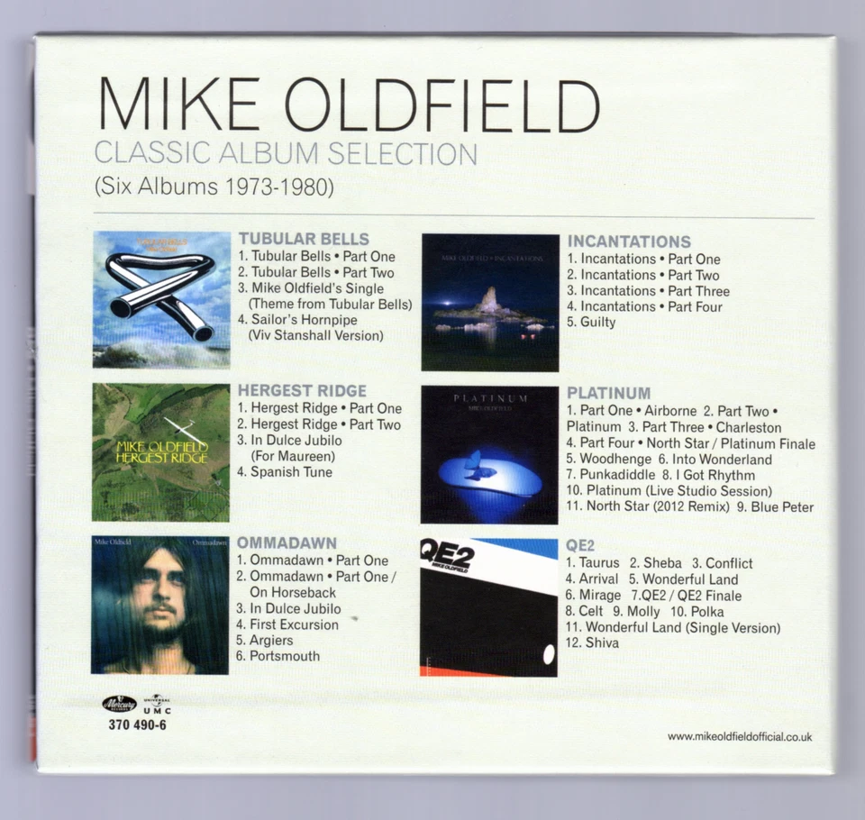 Mike Oldfield : Classic Album Selection, 6CD Box Set (73-80) Near Mint Condition - Bild 2 von 4