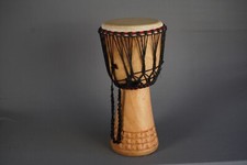 Djembe - Afrikanische Stammestrommel Uganda Musikinstrument Handarbeit (Vintage selten)