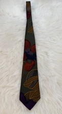 Royal Club Men's Necktie Made in USA 57"/ olive green background