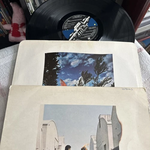 PINK FLOYD WISH YOU WERE HERE 1976 UK vinyl LP, original inner A4/B12