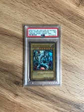 Blue-Eyes White Dragon LOB-001 1st Edition - Yu-Gi-Oh!  - PSA 7 near mint - Holo
