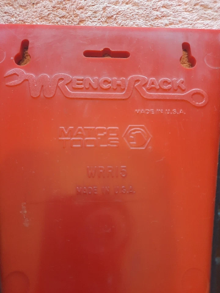 Matco Tools 15 Position Wrench Holder Storage Rack Plastic Red - Image 3 of 4