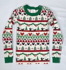 Hanna Andersson Kids 130 US 8 Disney Mickey Mouse Pluto Christmas PJ Top Shirt