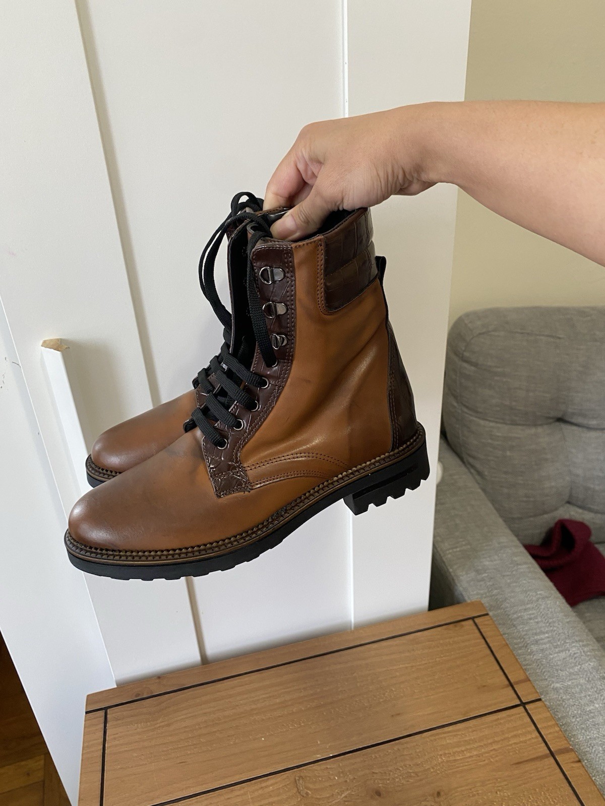 NWOT DIVINE FOLLIE Leather boots Made in Italy - Size 36 image 8