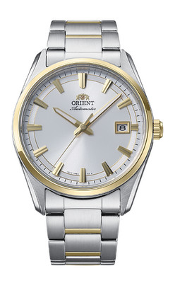Orient Stretto Date 38,5mm weiß Automatik RA-AC0R01S30B Herrenuhr