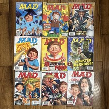 Mad Magazine Lot Of 9 Assorted 2013-2017 Obam...