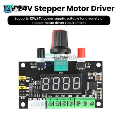 12V 24V Stepper Motor Driver Speed Control Module PWM Pulse Signal Generator