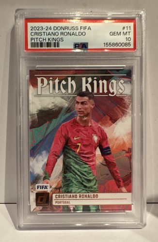 Cristiano Ronaldo #11 — 2023 Panini Donruss Pitch Kings soccer card