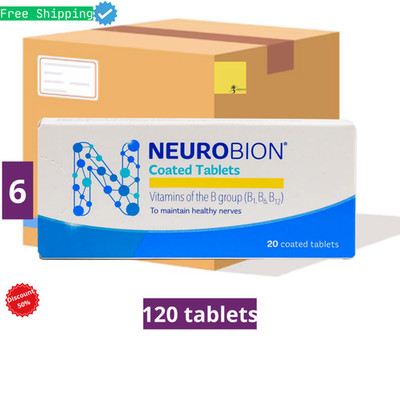 NEUROBION Vitamin B1, B6, B12 Nervenlinderung, Taubheitsgefühl & Kribbeln 120...