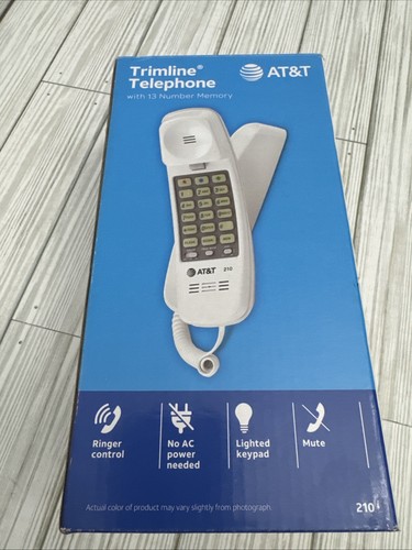 AT&T TL-210WH Trimline schnurgebundenes Telefon - weiß