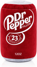 Dr Pepper Pillow Plush Soda Can Shaped Throw Pillow Funny Food Plush Cushion, S