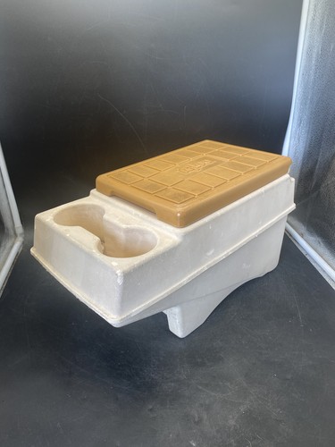 Vintage Igloo Little Kool Rest Cooler Console Beige Cup Holders for Car or Truck