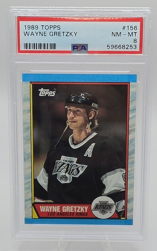 1989-90 Topps Wayne Gretzky PSA 8 Los Angeles Kings