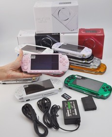 Sony PSP-3000 Console Select Color w/Charger + new battery  +32G Fast Shipping