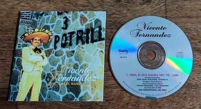 Used Vicente Fernandez Aqui , El Que Manda Soy Yo Promo Single CD (1 track)