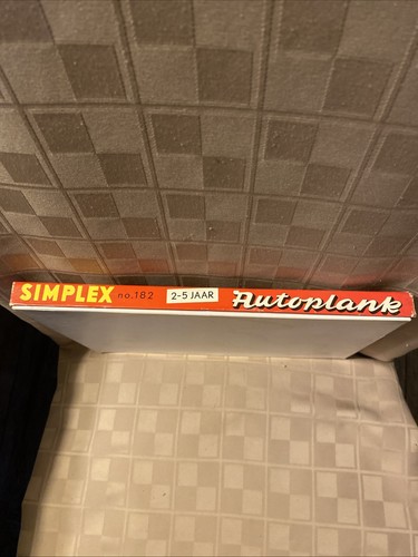 Vintage Simplex Cars Wooden Puzzle Made In Holland 14Trucks Bus Cars No. 182 - Picture 7 of 16